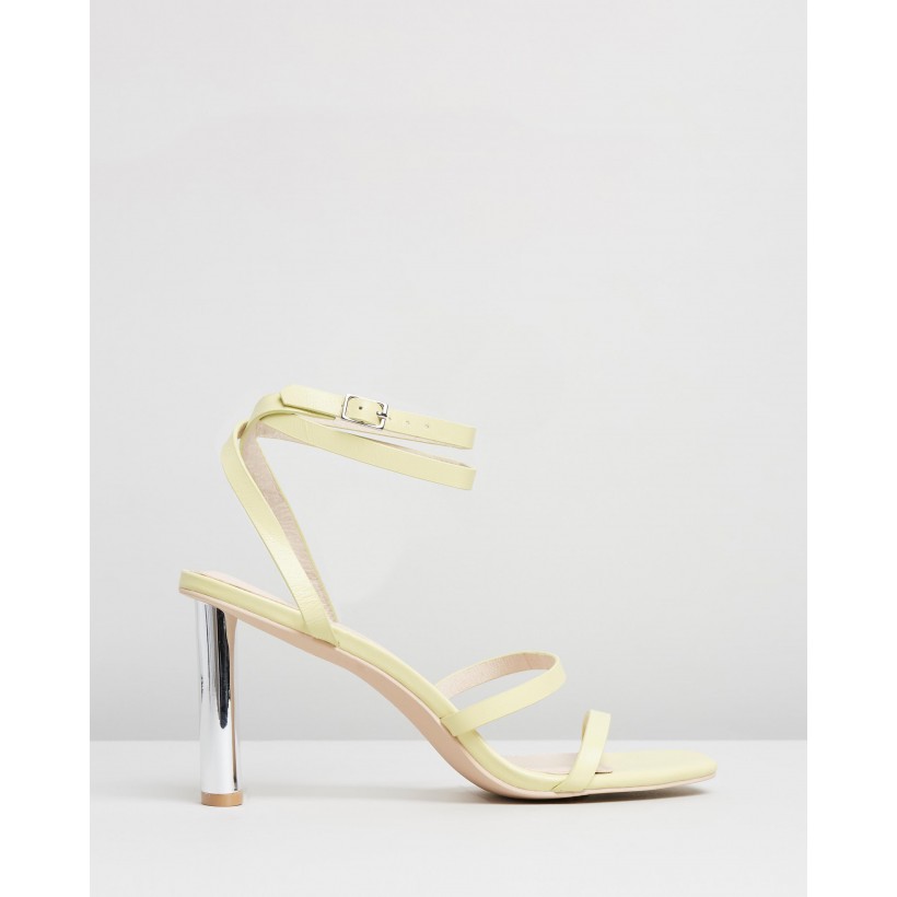 Exclusive - Natural Selection Heels Sorbet Yellow by Manning Cartell