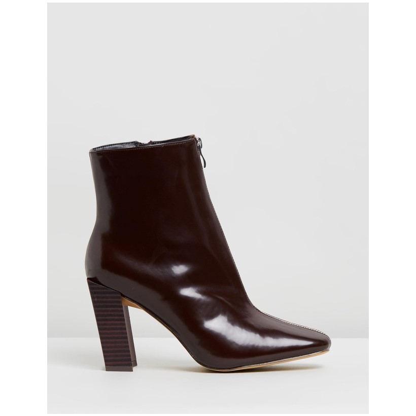 Missguided patent boots shop