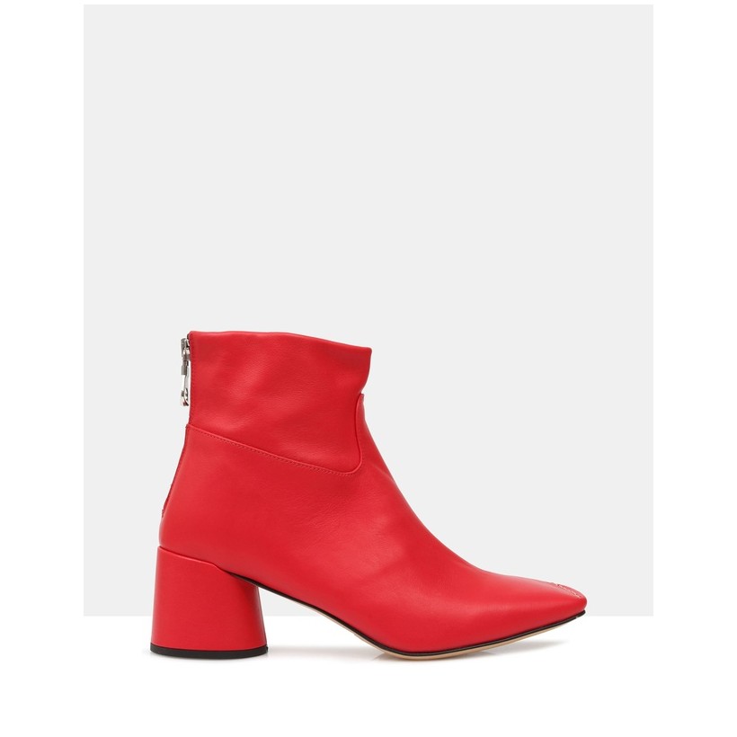Felix Ankle Boots Rosso by Beau Coops