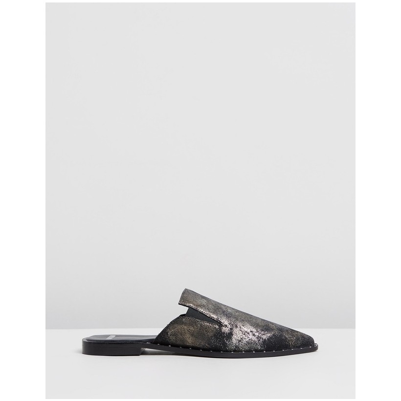 Filthy Rich Pixie Loafers Rust Leather by Oneteaspoon