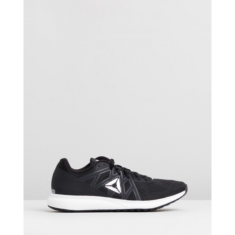 Forever Floatride Energy - Men's Black, White & Pure Silver by Reebok Performance