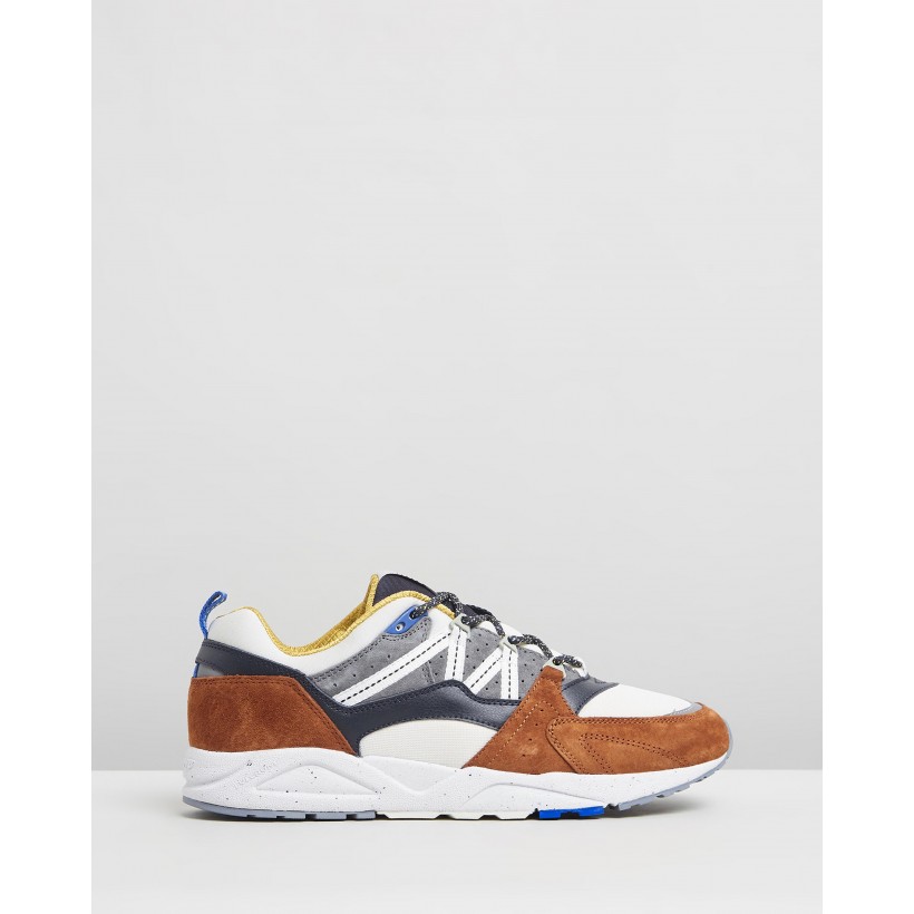 Fusion 2.0 - Men's Leather Brown & Night Sky by Karhu