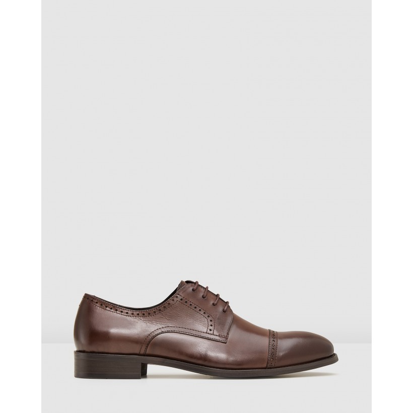 Galway Lace Ups Brown by Aq By Aquila