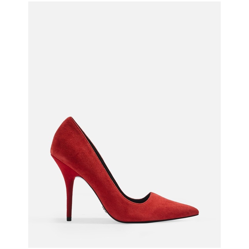 Game Elongated Stilettos Red by Topshop