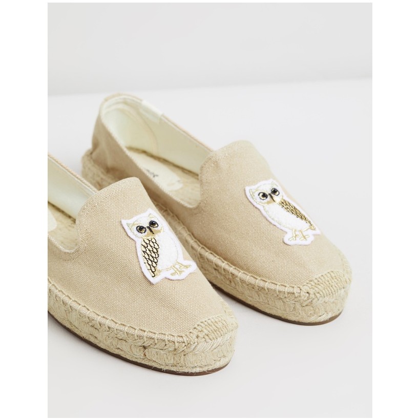 Gilded Owl Smoking Slippers Safari by Soludos