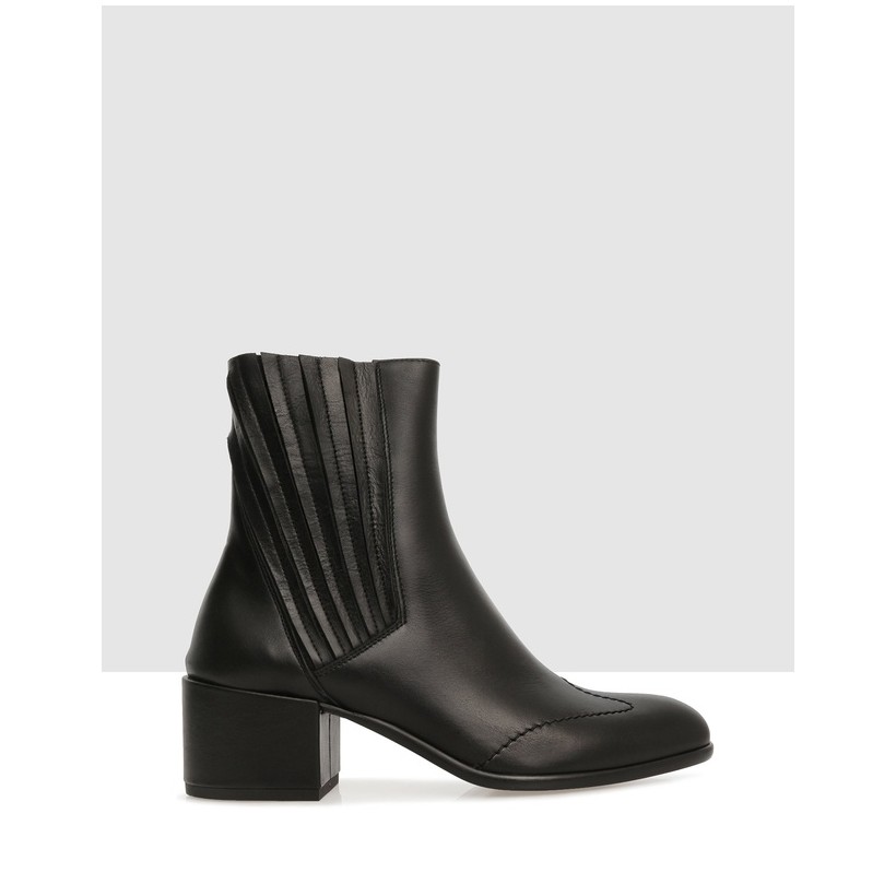 Gladstow Ankle Boots Black by Beau Coops