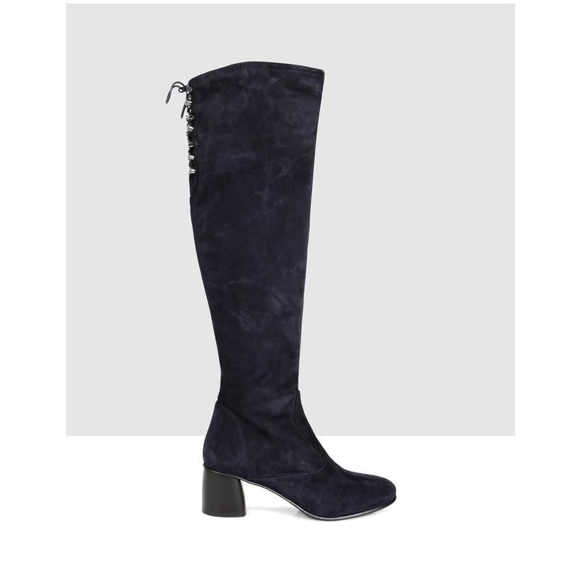 Gracia High Boots NAVY by S By Sempre Di