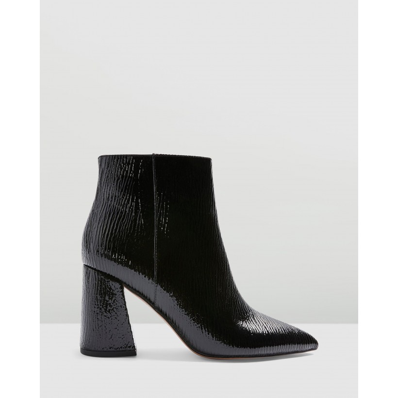 Hackney Point Boots Black by Topshop
