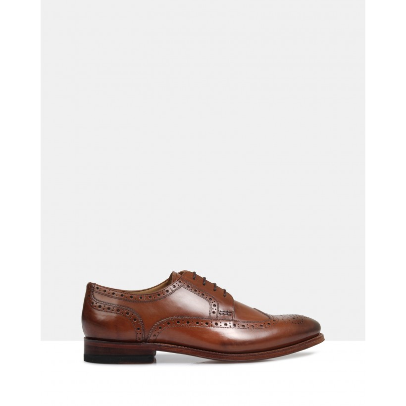 Halifax Good Year Welted Brogues Brown by Brando