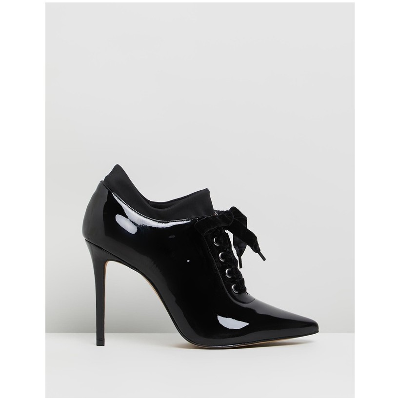 Hallie Black Patent & Lycra by Nina Armando