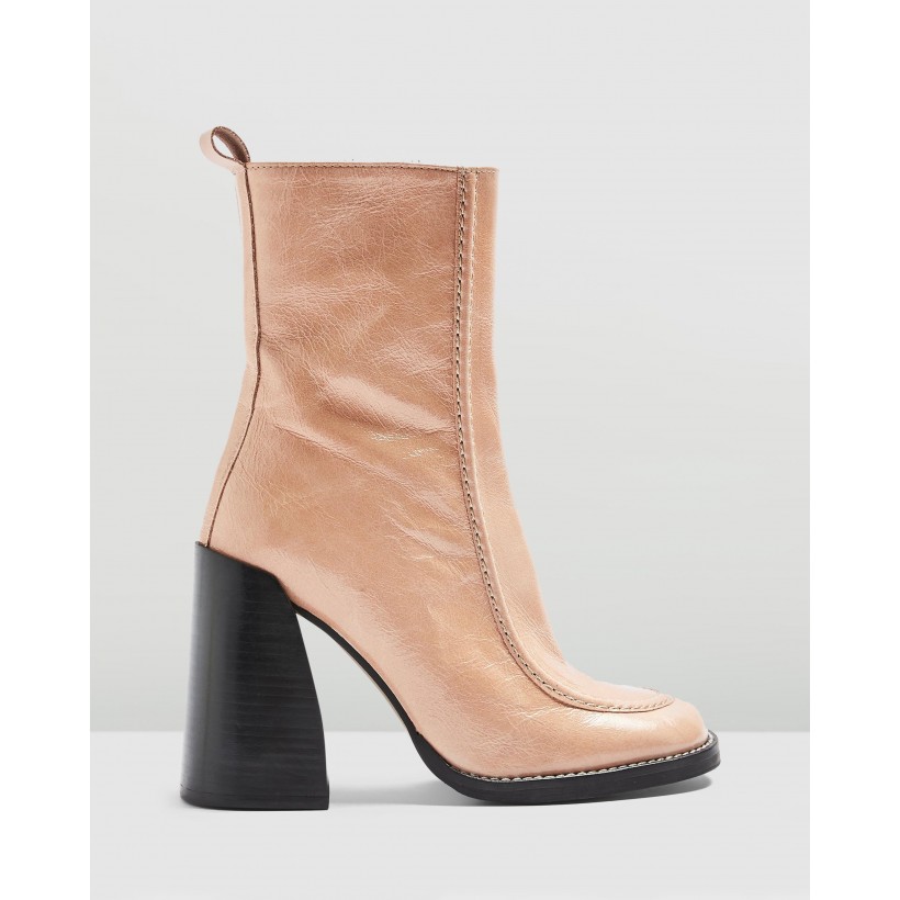 Harvey Boots Nude by Topshop