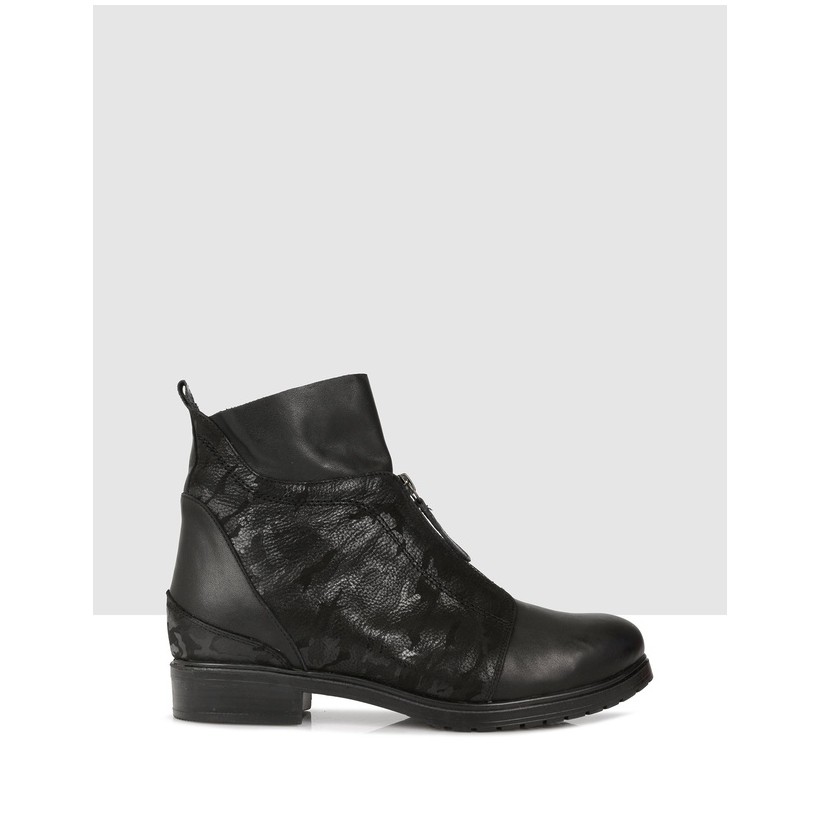 Hatia Ankle Boots 09 Black by S By Sempre Di