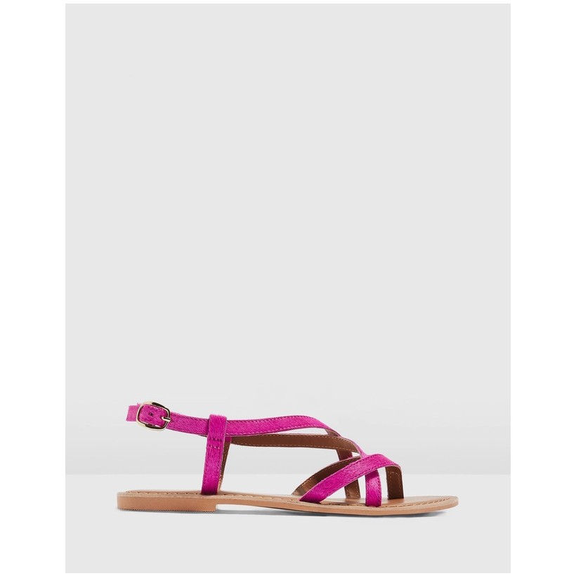 Hazy Flat Sandals Pink by Topshop