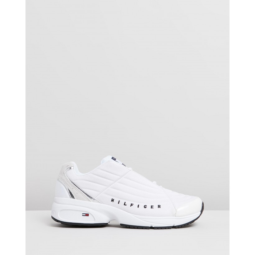 Heritage TJ Sneakers White by Tommy Jeans