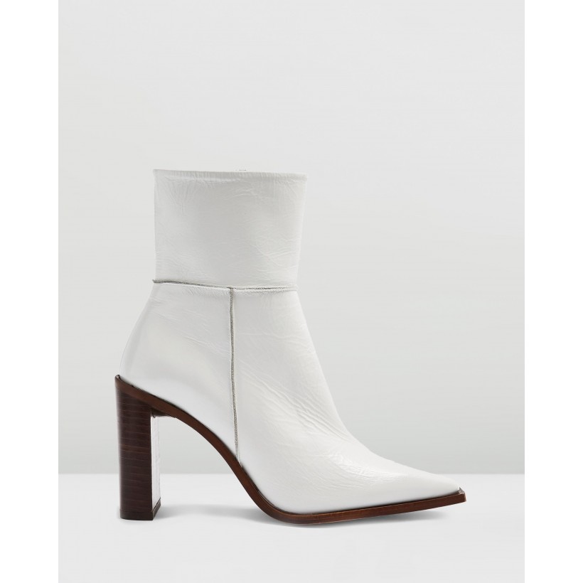 Hero Boots White by Topshop