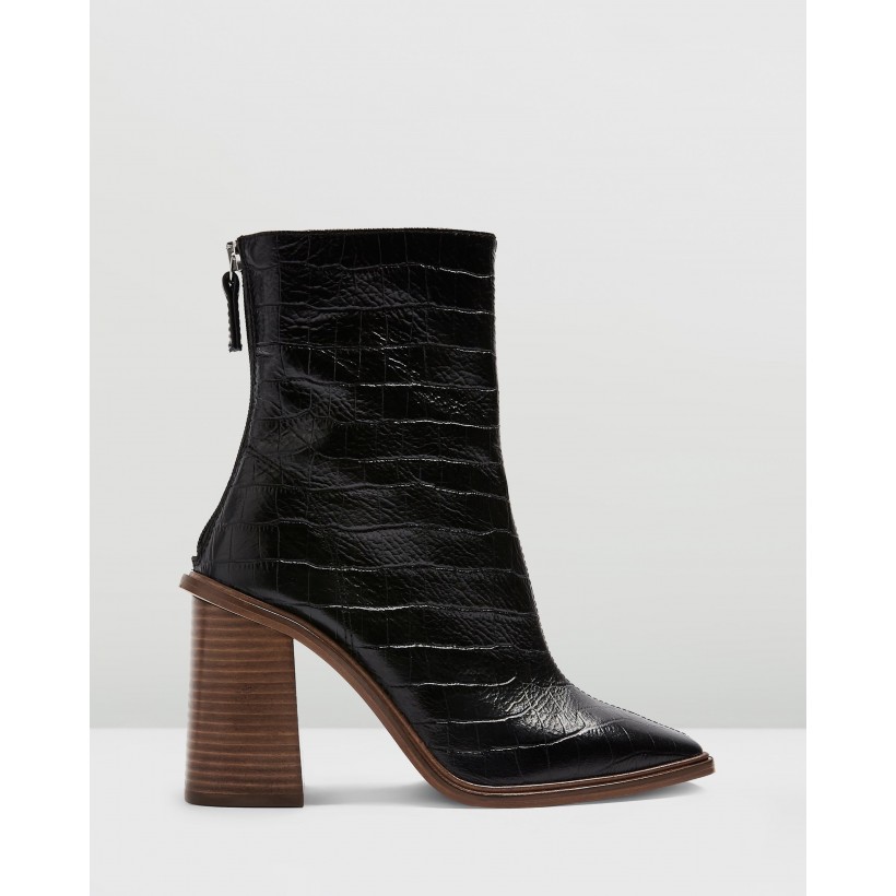 Hertford Boots Black by Topshop