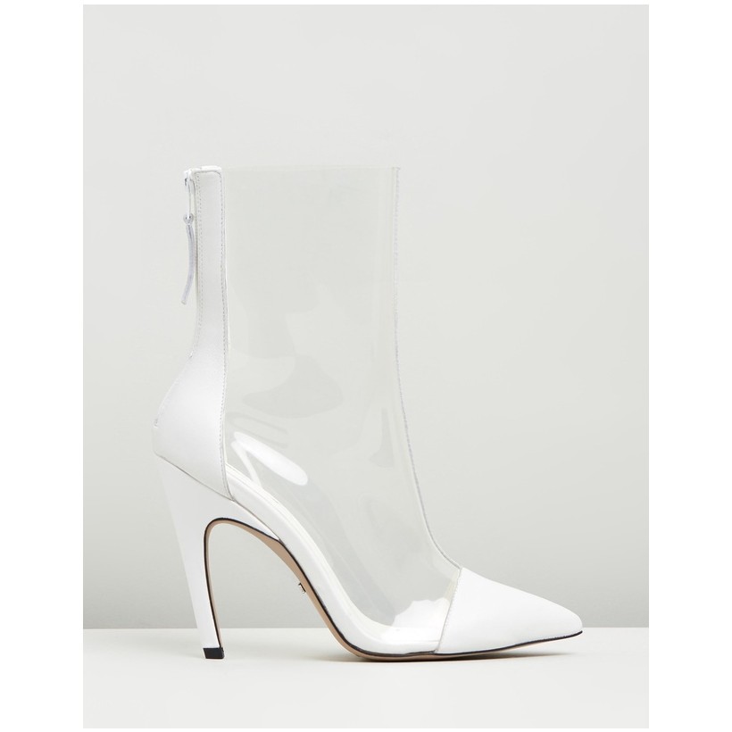Hockey Perspex Boots White by Topshop