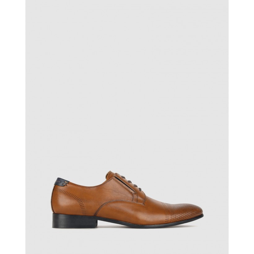 Impact Derby Dress Shoes Tan by Betts