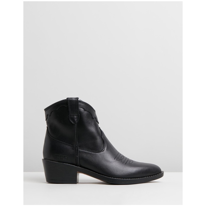 Indi Black Leather by Roc Boots Australia