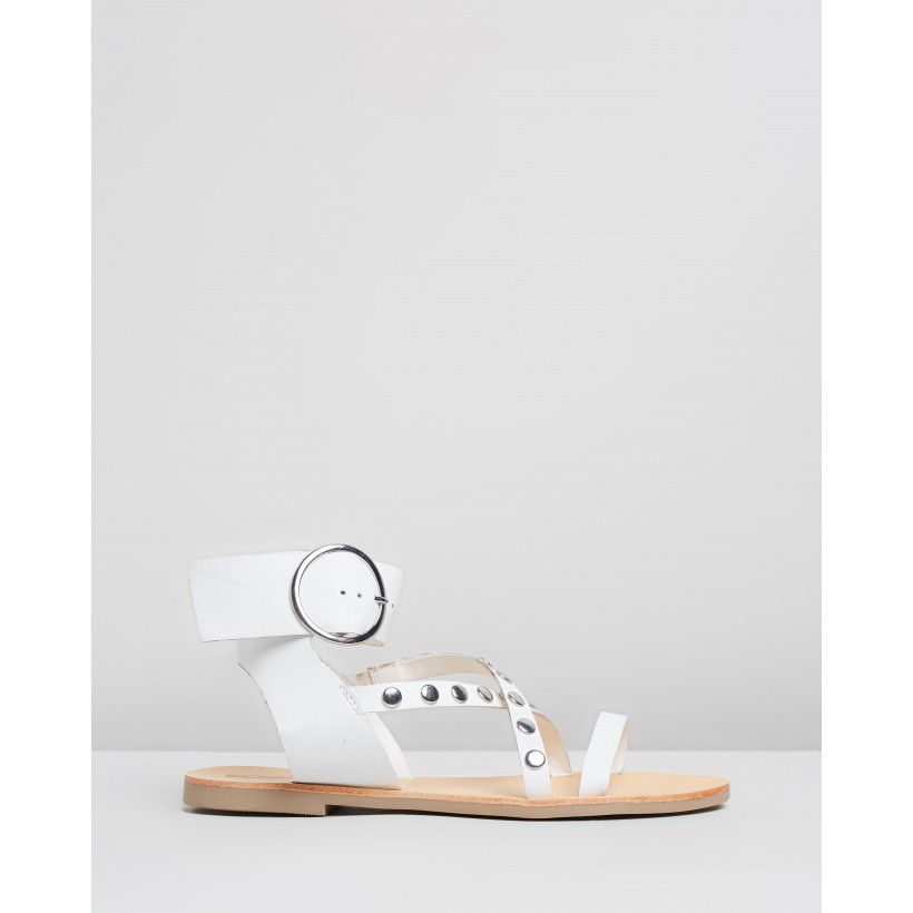 Isabel Sandals White by Sol Sana