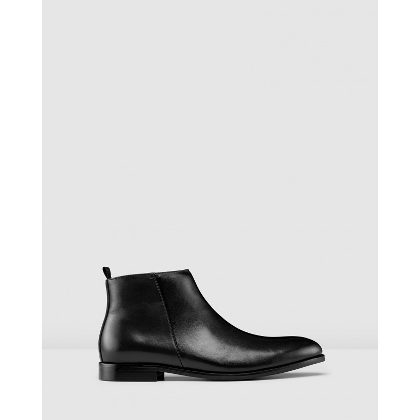 Islington Ankle Boots Black by Aquila