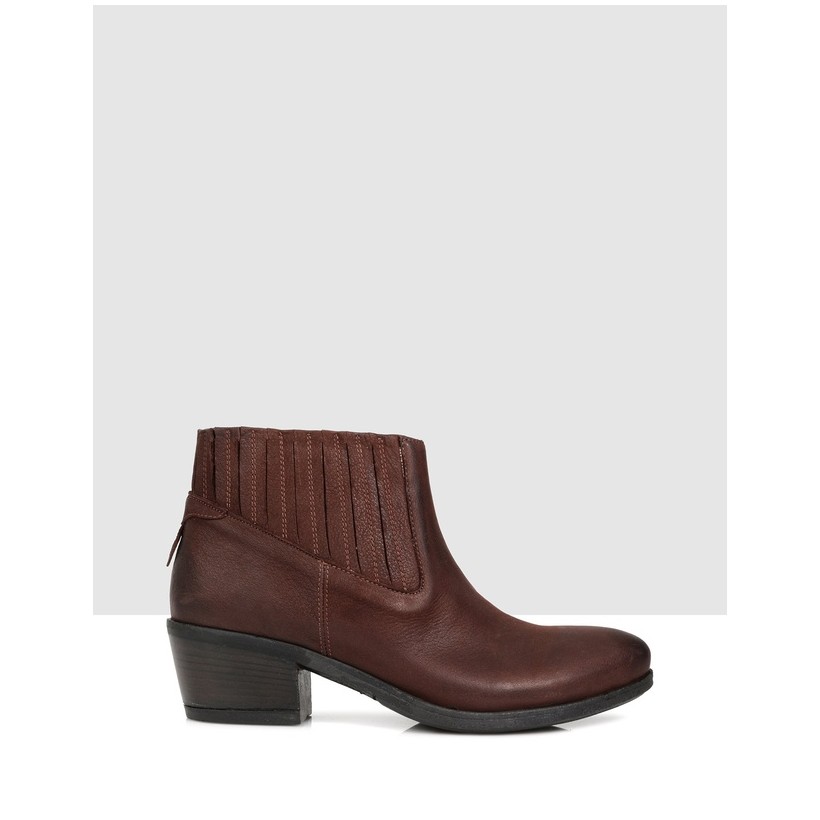 Ivetta Ankle Boots Brown by S By Sempre Di