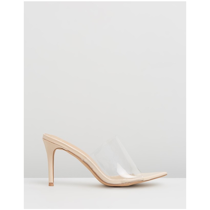 Ivy Heels Nude & Clear by Spurr