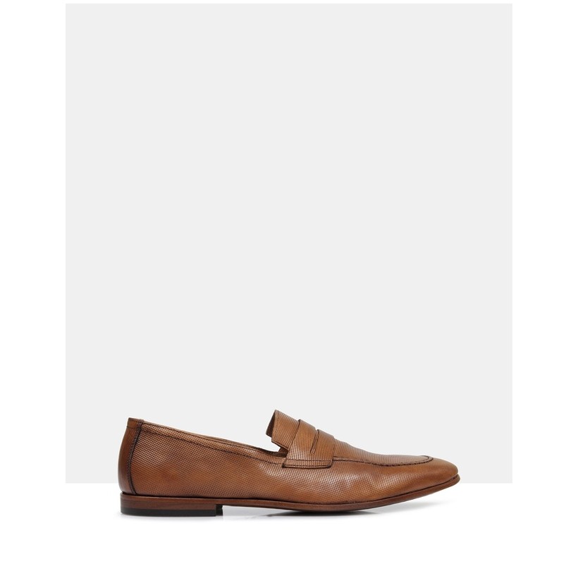 Jamal Leather Loafers Cuoio by Brando