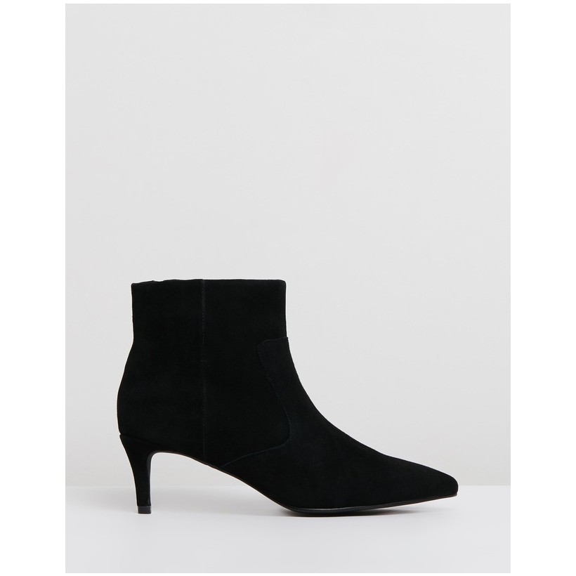 James Boots Black Suede by Sol Sana