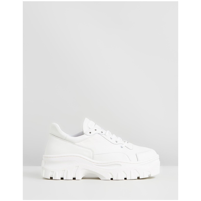 Jaxstar Leather Sneakers White by Bronx