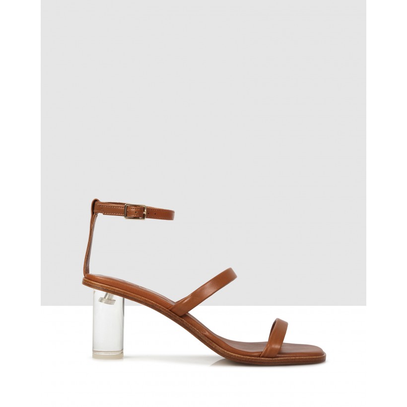 Joli Block Sandals Cuero by Beau Coops