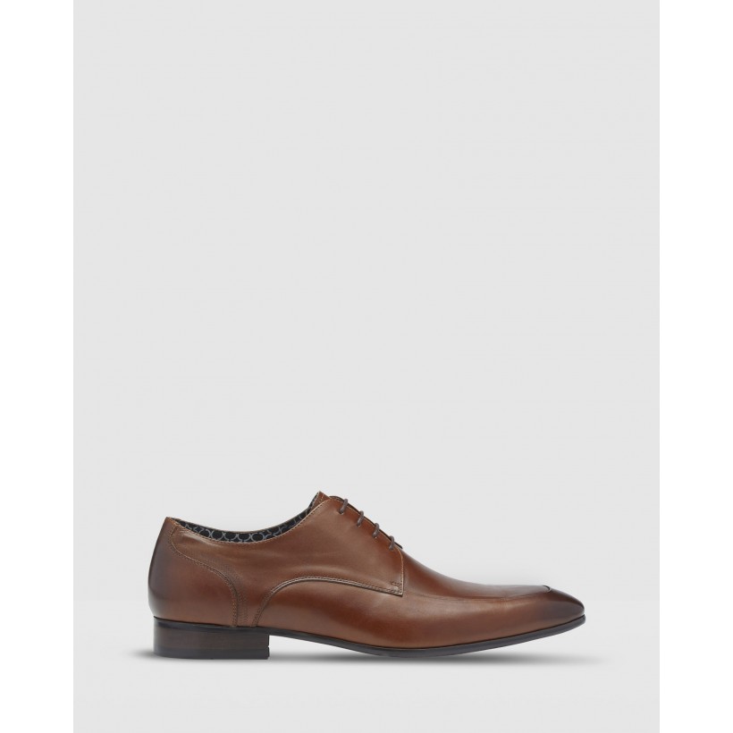 Jordan Leather Shoes Brown by Oxford