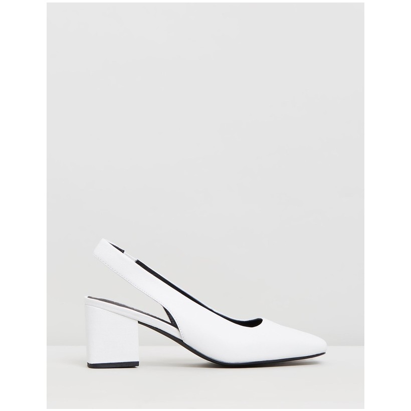 Katie Heels White by Sol Sana