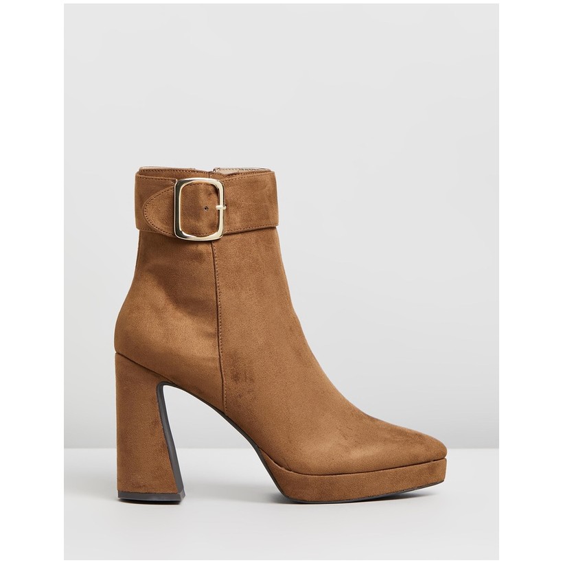 Kink Boots Tan Microsuede by Spurr