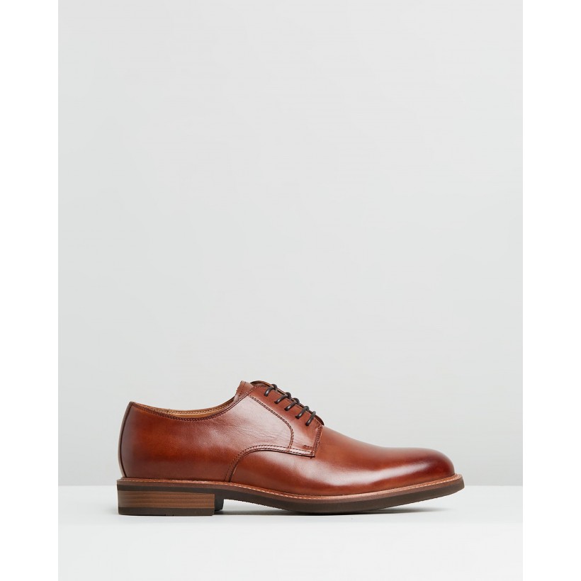 Klay Lace-Up Oxfords Cognac by Kenneth Cole