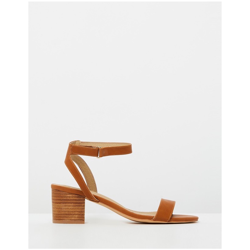 Lavada Heels Tan Smooth by Spurr