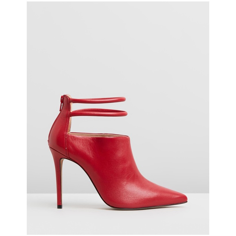 Lesley Boots Red by Nina Armando