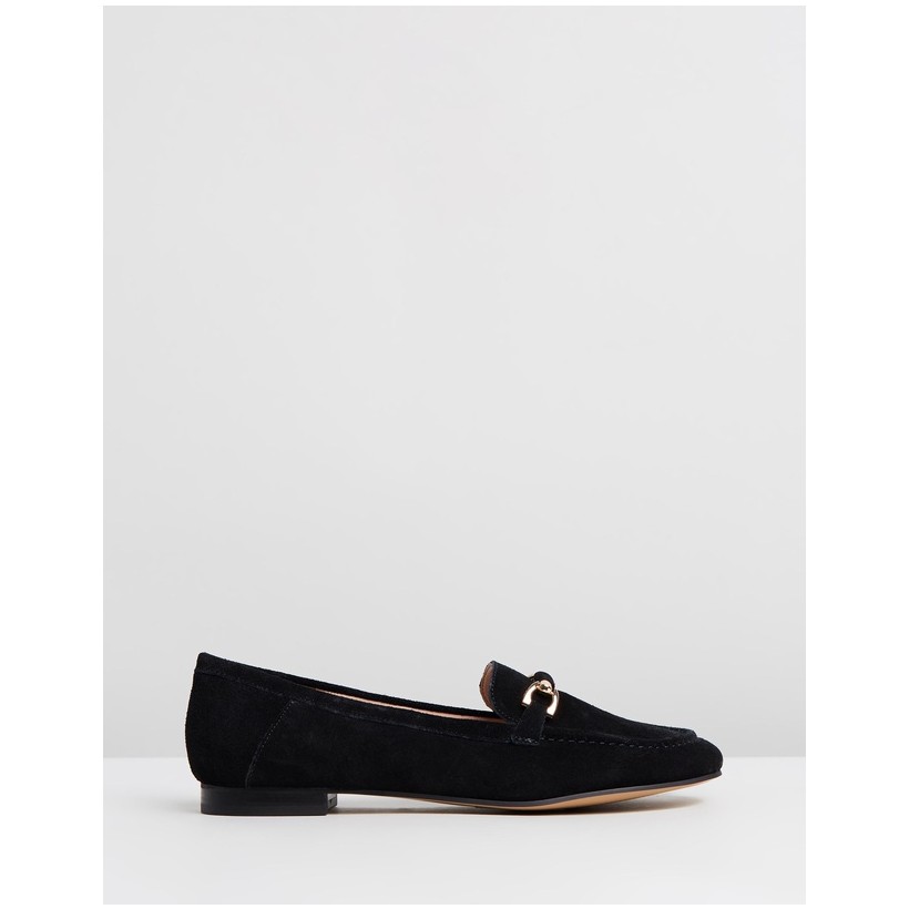 Lori Suede Loafers Black by Topshop