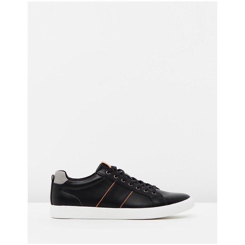 Lovericia Sneakers Black Leather by Aldo