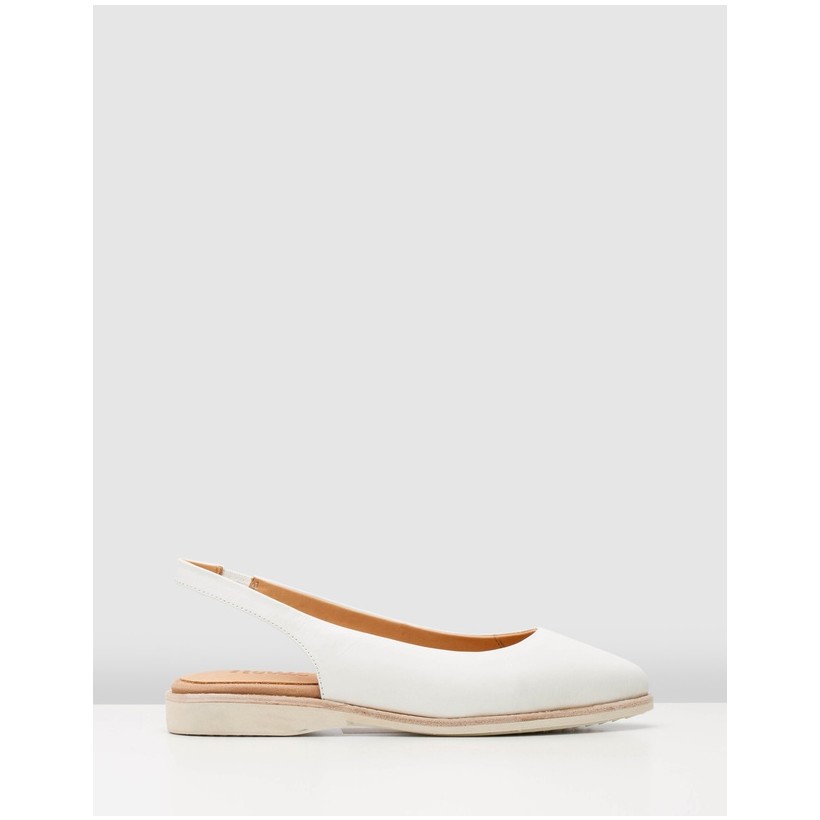 Madison Slingback Shoes White by Rollie