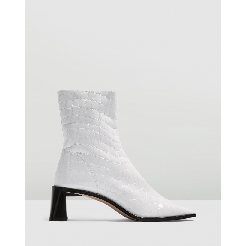Maja Boots White by Topshop