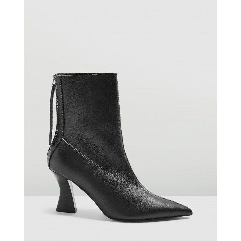 Mara Point Boots Black by Topshop