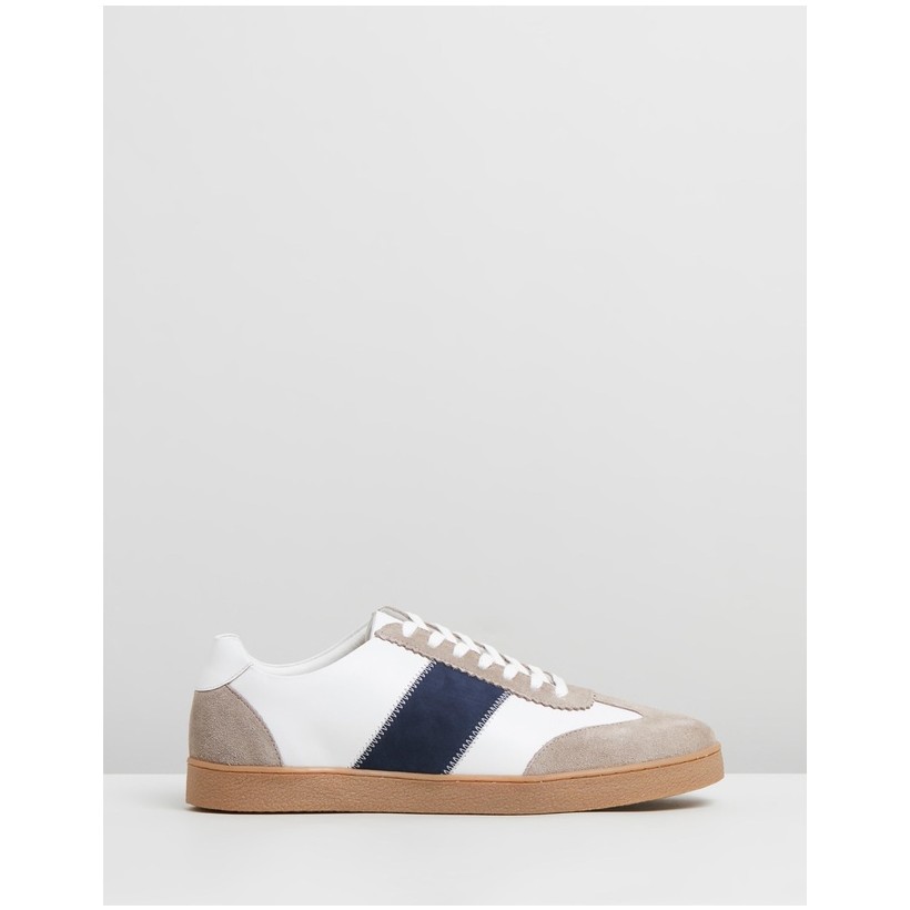 Mateus Leather Sneakers White by Staple Superior