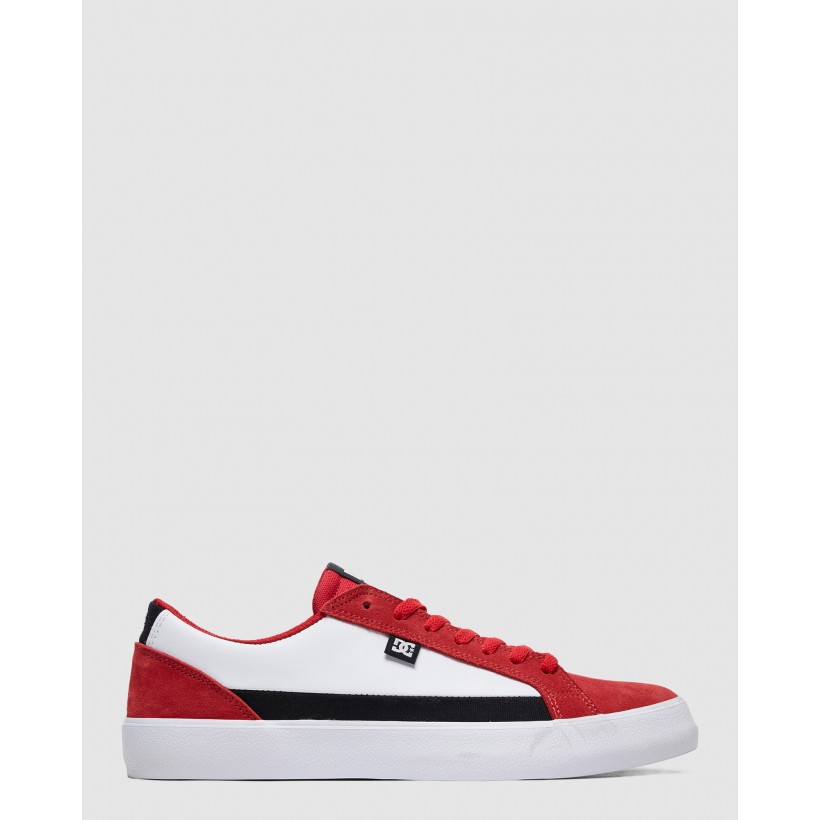 Mens Lynnfield Shoes Red/Black/Red by Dc Shoes