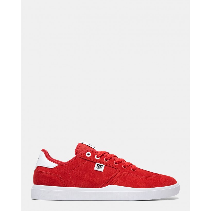 Mens Vestrey Shoes Red/Red/White by Dc Shoes