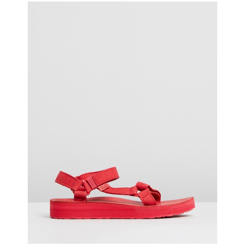Midform Universal Leather Racing Red by Teva