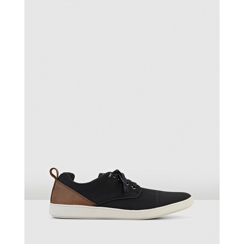 Mike Black Knit by Hush Puppies
