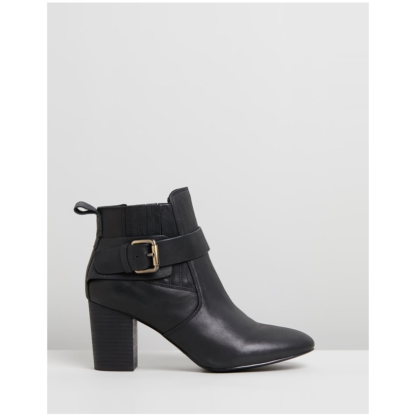 Misha Leather Boots Black by Walnut Melbourne