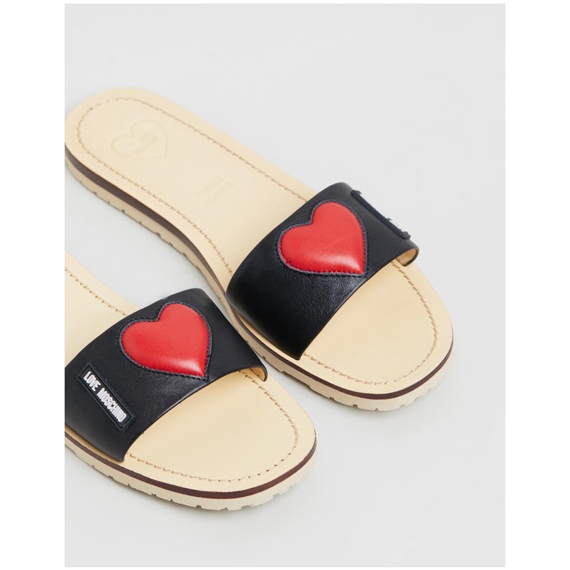 Mules Black by Love Moschino