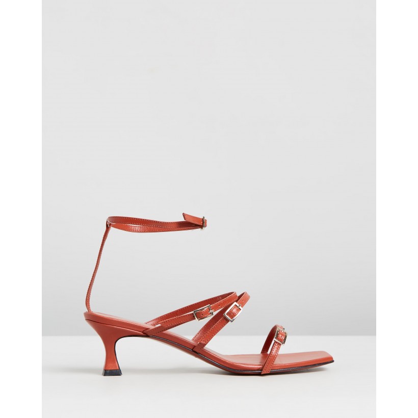 Naomi Sandals Red by Manu Atelier